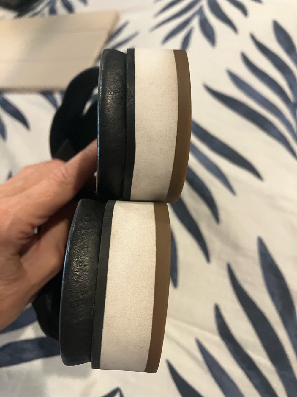 UGG Black Crisscross Slide Sandals - Picture 6 of 9